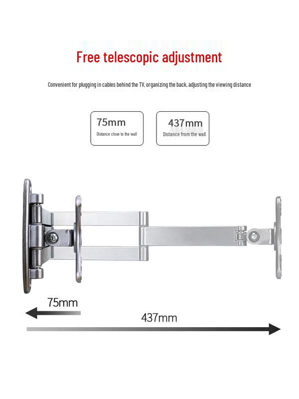 Adjustable LCD Monitor Desk Mount with Wireless Charging