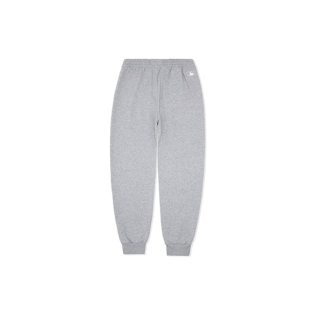MLB New York Yankees Logo Label Solid Color Loose Fit Jogger Pants Unisex bottoms Light-Gray 3APTB0231-50MGS
