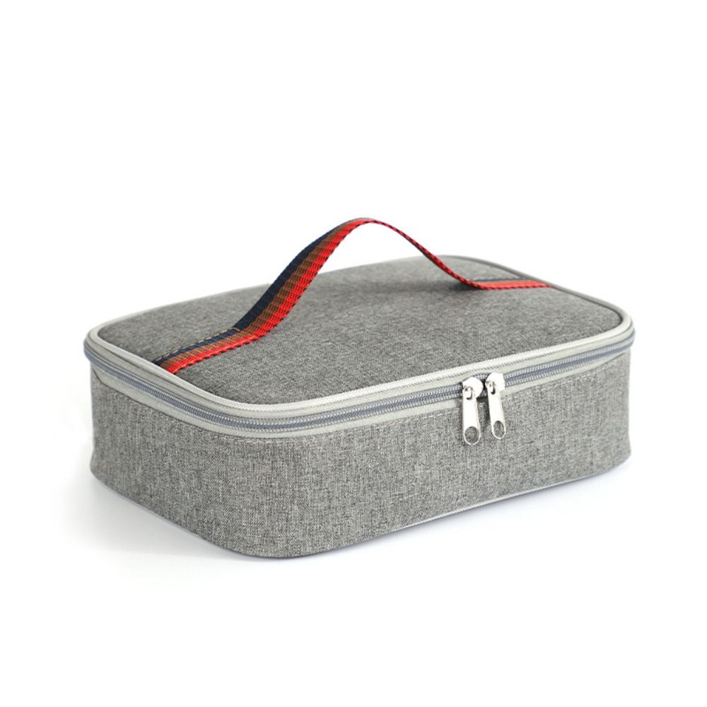 Kwadratowa torba termiczna na lunch, pojemnik na posiłki, torba piknikowa, miękki pojemnik na lunch, podróż