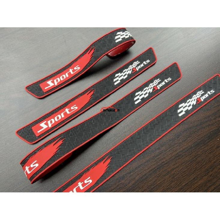 Auto Accessories Rubber Car Door Sill Threshold Protection Guards Scratch Strip