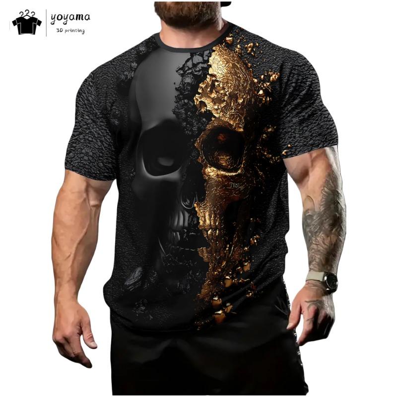 Hot-selling creative and funny 3d printed men's Shirts trendy and fashionable
