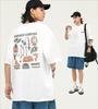 Japan And South Korea Short Sleeve Tshirt Neutral New Spring Summer Outdoor Sports Round Collar Leisure All Match Tshirt