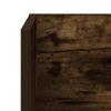 Wall Shelves 2 Pcs Smoked Oak 100 X 16.5 X 16.5 Cm Engineered Wood