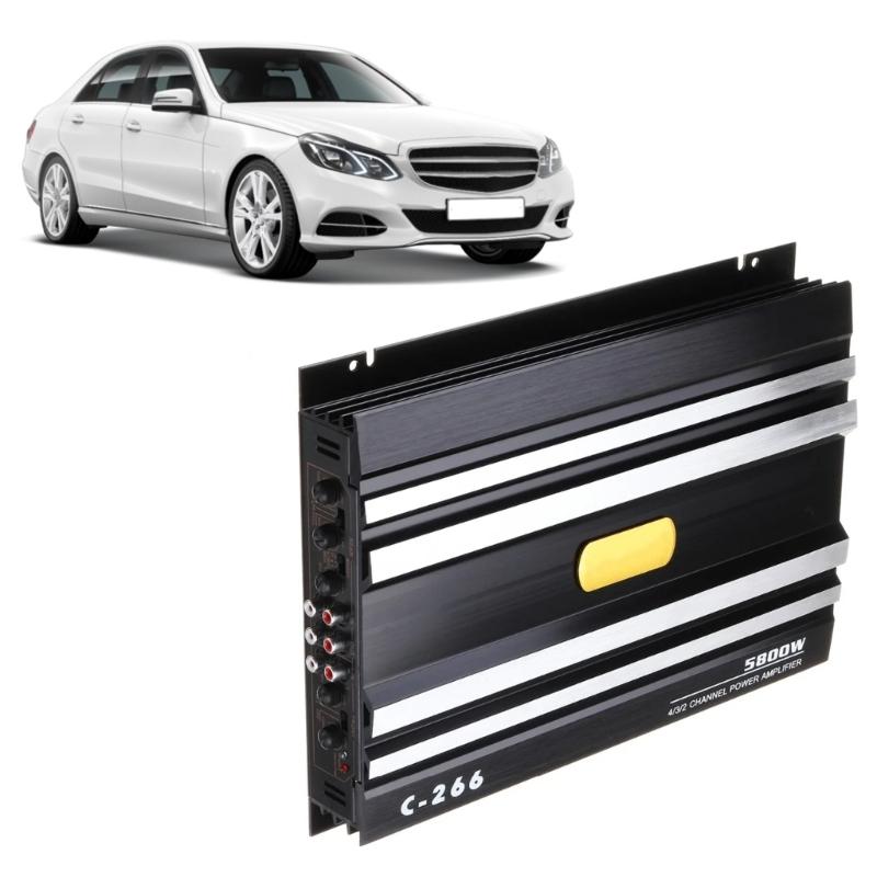5800W Power AMP RMS Amplifier Car Subwoofer 4 Channel Amplifer High Power Car Bridgeable Amplifier