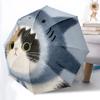 1pc Cat Whiskers Automatic Open/Close Umbrella Compact Folding Umbrella, All-Season Portable Umbrella for Women/Men F1124025
