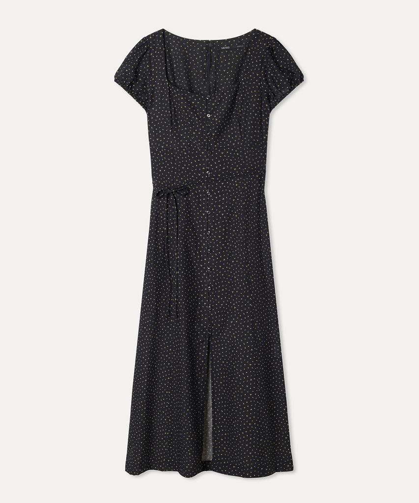 MIXXO Puff Sleeve Long Dress_Miwowg502G