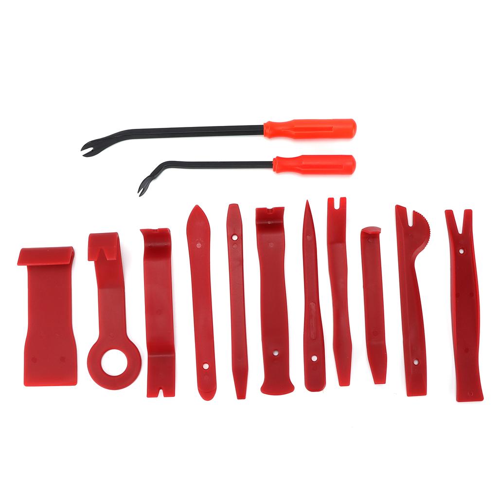 13pcs set Audio Remover Set Disassembly Tool Pry Bar for Car Trims Radio Door Dashboard Panel