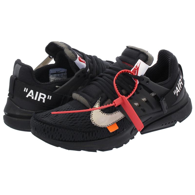Nike Air Presto 'Off-White Black' 2018 Trendy Sneakers AA3830-002
