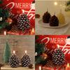 Elegant Brown And Beige Flameless Pinecone Candles For Festive Holiday Decor