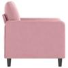 Pink Velvet Armchair 60 Cm