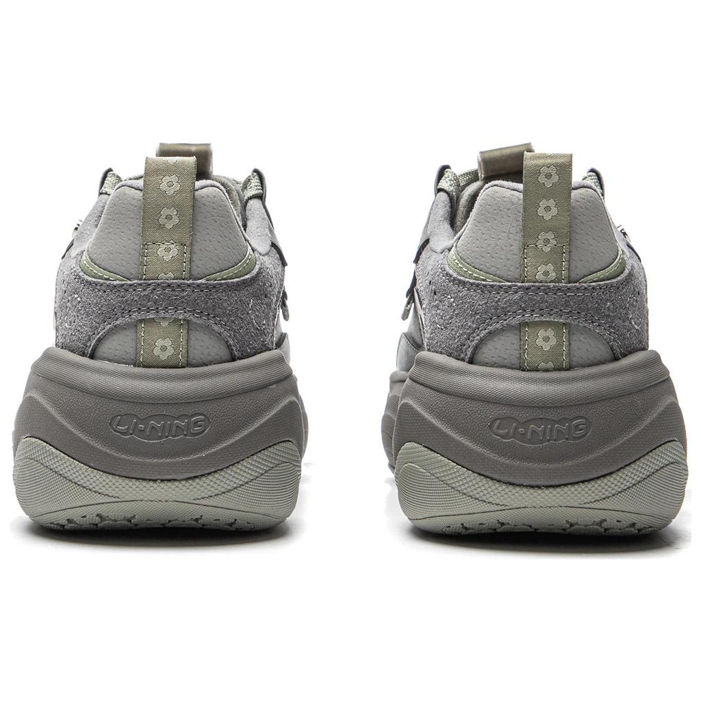 New LiNing Honey V2 Anti-Slip Wear-Resistant Low-Top Casual Shoes Women's Gray AGCU414-2