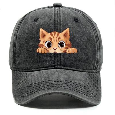 2026 Cute Cat Print Cozy Adjustable Men Women Baseball Hat Outdoor Sun Protection Picnic Fishing And Cycling Versatile Hat