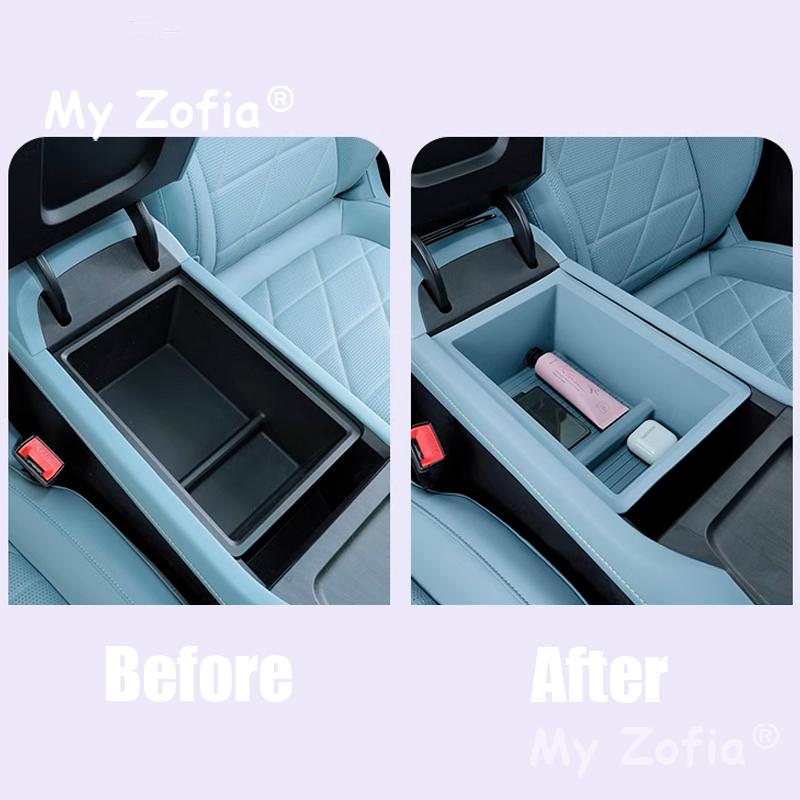 Für Changan Deepal S05 2025 2026 Auto Schaltknauf Silikonaufkleber Mittelkonsolenknopf Schutz Aufbewahrungsbox Pad Zubehör