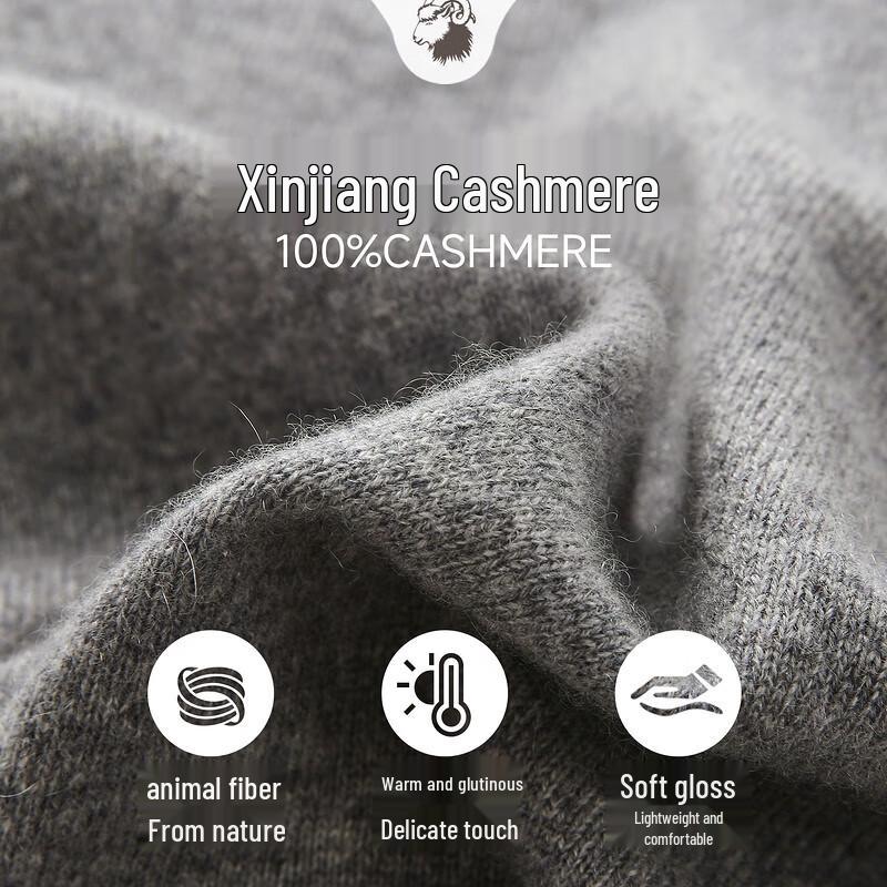 Zhaojun Women's Fair Isle Cashmere Round Neck Sweater