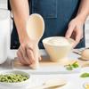 1Pcs Silikon Löffel Nicht-stick Kochen Löffel Anti-verbrühungen Topf Reis Hohe-temperatur-beständig Löffel langlebige Küche Gadgets
