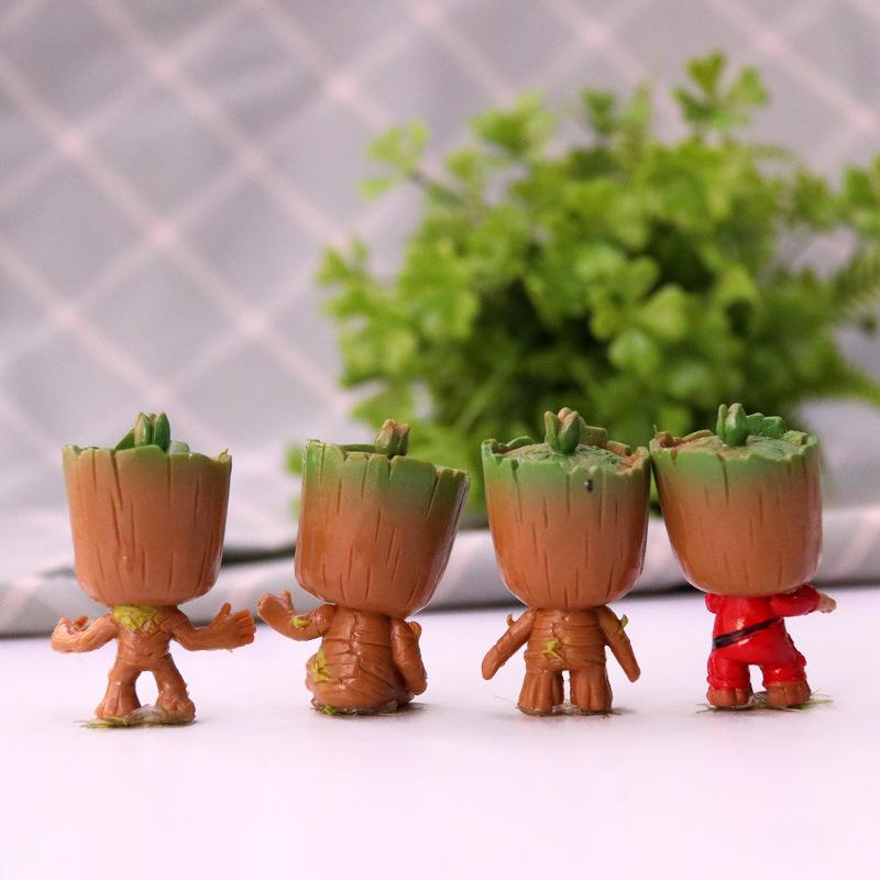 Baby Groot Figurine Flower Pot Bonsai Desktop Decoration