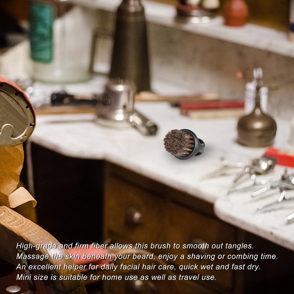 Skäggborste för män Frisör Hår Sweepborste Mustasch Rakborste Hals Ansiktsdammborste
