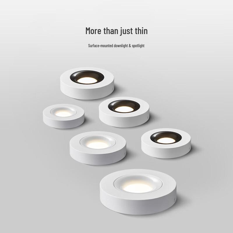 oeny Round Dimmable Surface-Mounted LED Spotlight