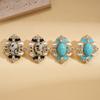 Drop Diamond Oval Silver Needle Earrings Court Earrings Earrings