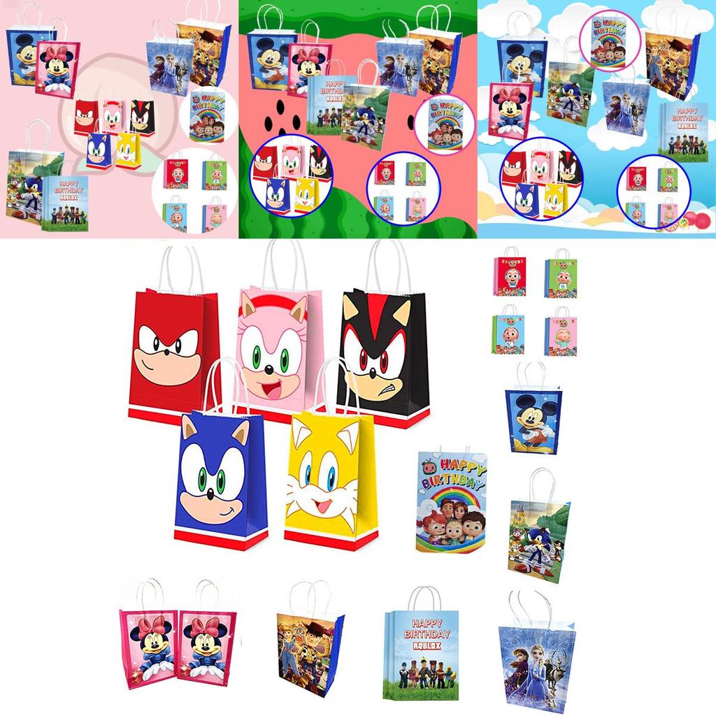 Colorful Toy Story Paper Bag Set Perfect For Celebratory Birthday Party Decor
