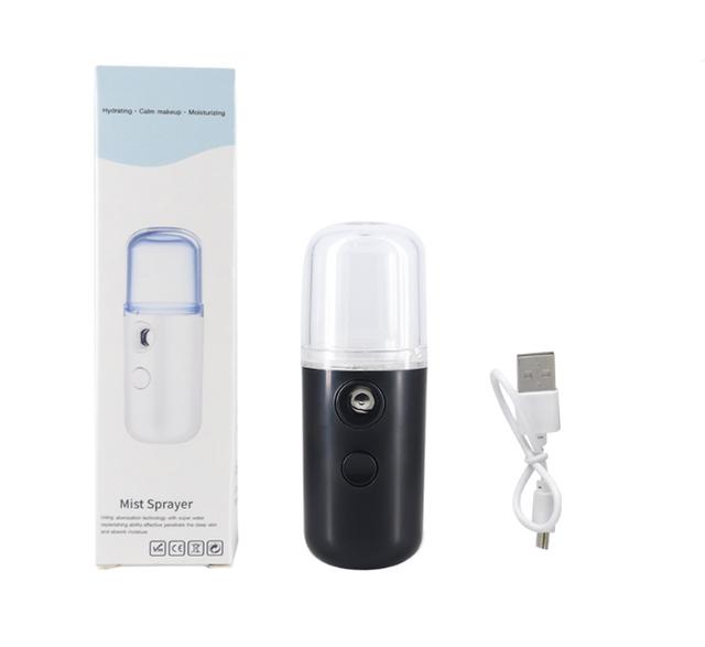 

Увлажнитель воздуха, черный USB-интерфейс, 1 шт., 30 мл, инструмент для пополнения спрея чёрный