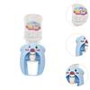 Mini Water Dispenser for Kids Miniature Role Play House Toy Dollhouse Toy Piggy Animal Water Machine Cute for Children Gift