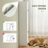 Tall Bathroom Cabinet, Freestanding Bathroom Storage Cabinet with Drawer, Shelves and Doors, 60 x 30 x 160 cm, White