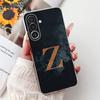 For Samsung M56 Case SM-M566B Clear Fashion A-Z Letters Luxury Flowers Crown Soft TPU Bumper For Samsung Galaxy M56 Back Cover