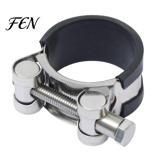Rust-proof Hose Clamp Stainless Steel Clamp, Adjustable Heavy Duty Clip, Leakproof Metal for Automotive, Plumbing, Garden Connection Self Adjusting