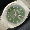VINTAGE ORIENT AUTOMATIC 46941 JAPAN MENS GREEN COLOR DIAL WATCH A700632-5 R204-a700632