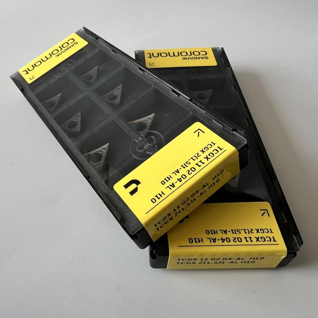 SANDVIK / TCGX110204-AL H10 / Original Swedish hard alloy blade 10 Pcs