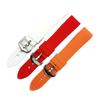 Curved Silicone Watch Strap with Arc Design (18/19/20/21/22/24mm)