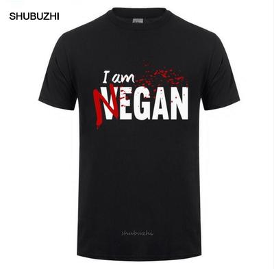 Negan Lucille T-Shirt Walking Dead Negan Lucille Unisex Fashion Design Custom Kurzarm Valentinstag Familie T-Shirt O Hals T-Shirt Unisex T-Shirt