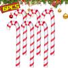 Inflatable Christmas Candy Cane Red White Stripes Candy Cane Balloons Xmas Tree Hanging Ornament New Year Party Decor Kids Gift