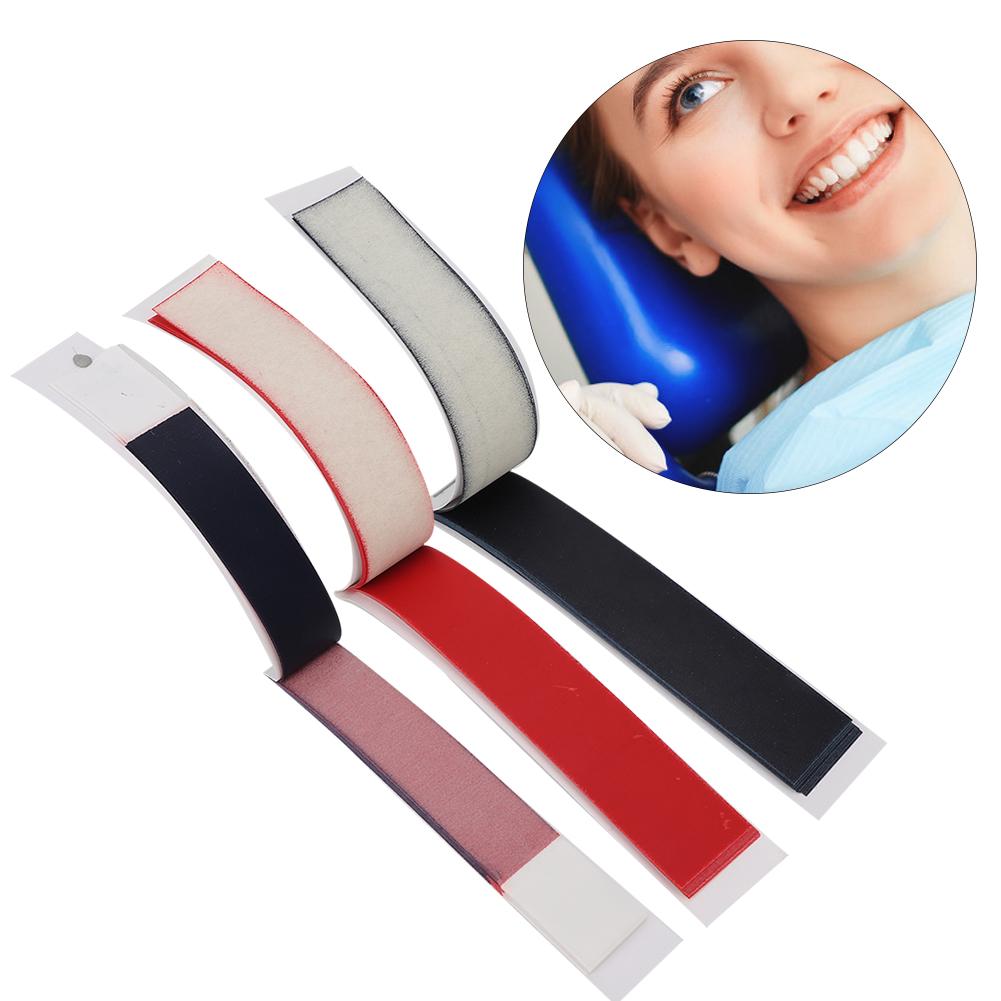 12pcs / Box Dental Articulating Paper Strips Dental Lab Tool Oral Teeth Care Material
