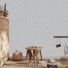 Checkerboard Wallpaper Light Gray, Gray and White 50x1000