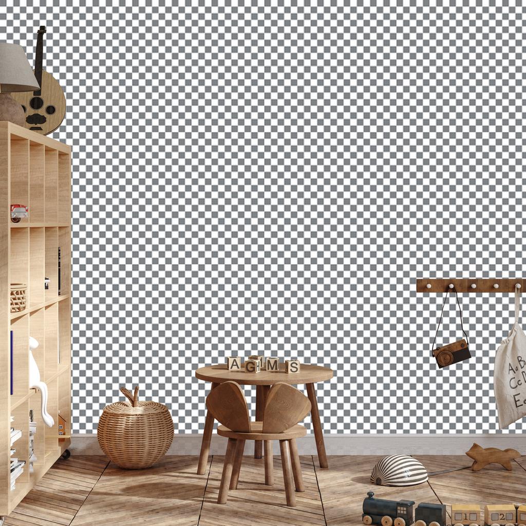 Checkerboard Wallpaper Light Gray, Gray and White 50x1000