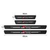 Carbon Fiber Car Sticker Protector Strip Auto Door Sill Waterproof Protect Film For S3 GR Sport Gazoo Racing RAV4 C-HR Mirai JH3