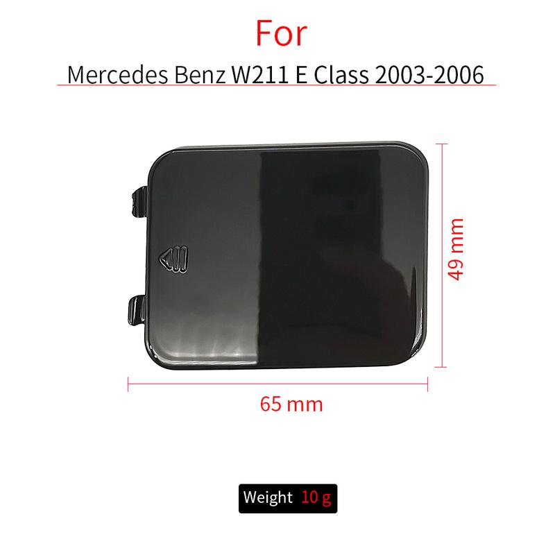 For Mercedes W211 Car Rear Bumper Tow Hook Cover Cap Black For Benz E Class E230 E260 E300 E320 E400 2003-2008 2118800305