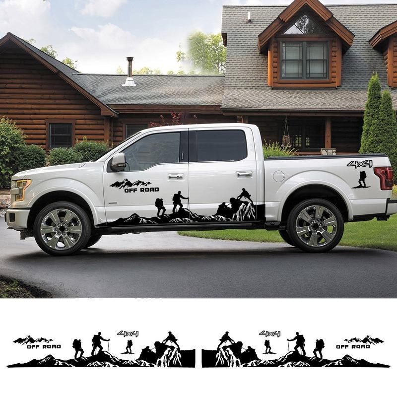 A51K-8ШТ Наклейки на борт кузова и двери автомобиля Для Ford Ranger Raptor F150 F-150 Внедорожник 4X4 Альпинист Пикап Самоклеящиеся автомобильные декали Наклейка