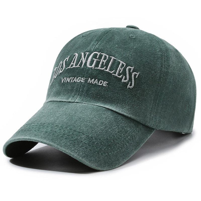 Vintage Distressed ”LOS ANGELESS“ Embroidered Baseball Cap with Soft Crown | Adjustable Streetwear Unisex Hat
