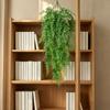 Weatherproof Hanging Plants for Garden Artificial Plant Vines, Flexible Plastic Rattan Waterproof Fake Decorative Window Frames No