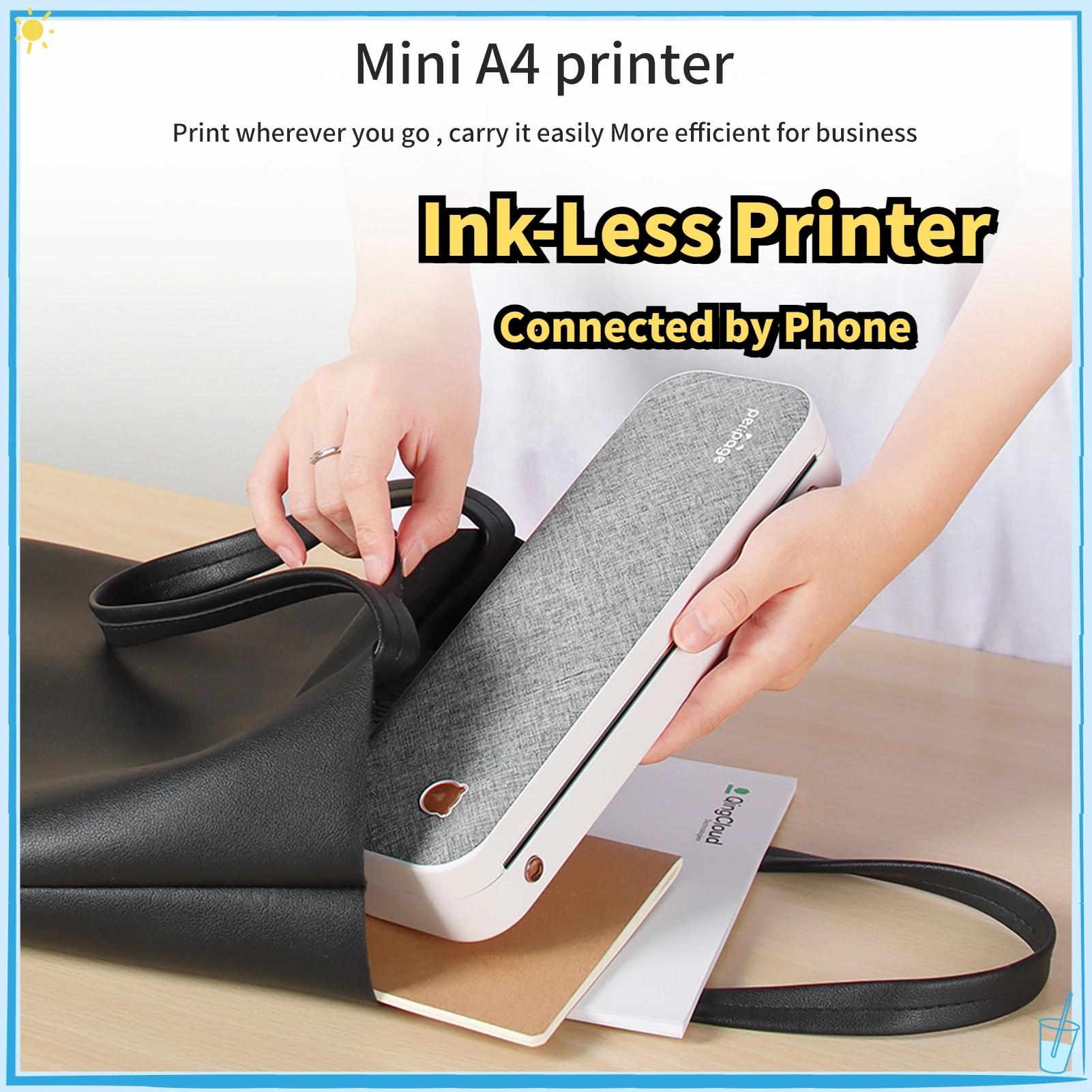 

Принтер Peripage мини-портативный принтер формата А4 для мобильного телефона, Bluetooth, термопринтер для фотографий, фотопринтер Impresora Termica, сублимация