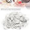 100Pcs   Needle Threader Aluminum Wire   CrossStitch Insertion Hand Machine Sewing Tool(Single   )