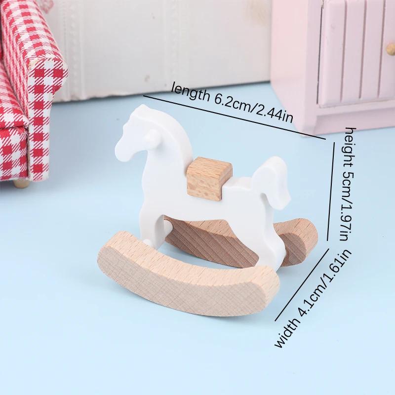 1/12 Domeček pro panenky Dětský pokojový nábytek Doplňky Skluzavka/Trojský kůň/Stůl/Jídelní židle/Postel Pro Děti Hračka na hraní