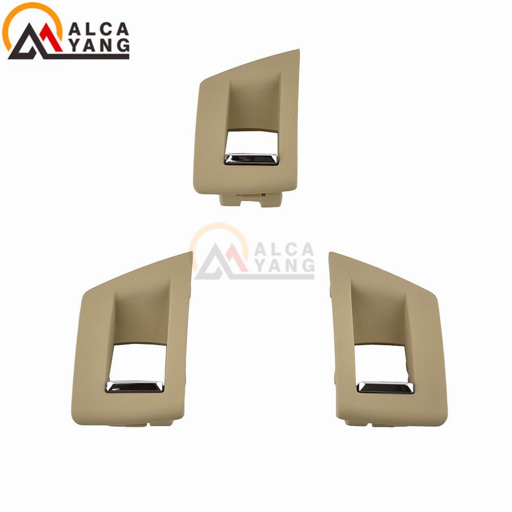 

4/7 шт. комплект, правый руль, RHD для BMW 5 серии F10 F11 520 525, красное вино, серый, внутренняя дверная ручка автомобиля, внутренняя панель beige 3Pcs