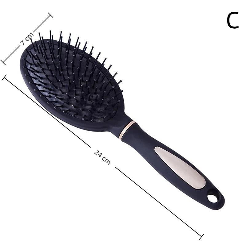 Round Massage Hairbrush Comb Professional Salon Straight Smooth Paddle Hair Brush Suit For All Hair Type Hairbrush Styling Comb