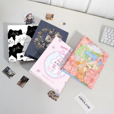 Go Create Korean Style A5 Six-Hole Loose-Leaf Photo Album - Hard Cover Star Chasing Card Storage Folder