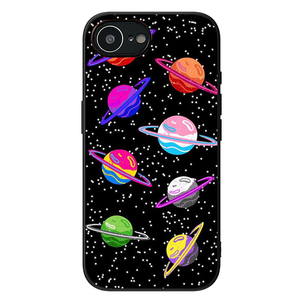 Cover for Apple iPhone 16 15 14 Plus 13 12 Mini 17 Pro Max + ProMax 16E Air 16+ 15+ Coque Phone Case Moon Stars Astronaut Sky