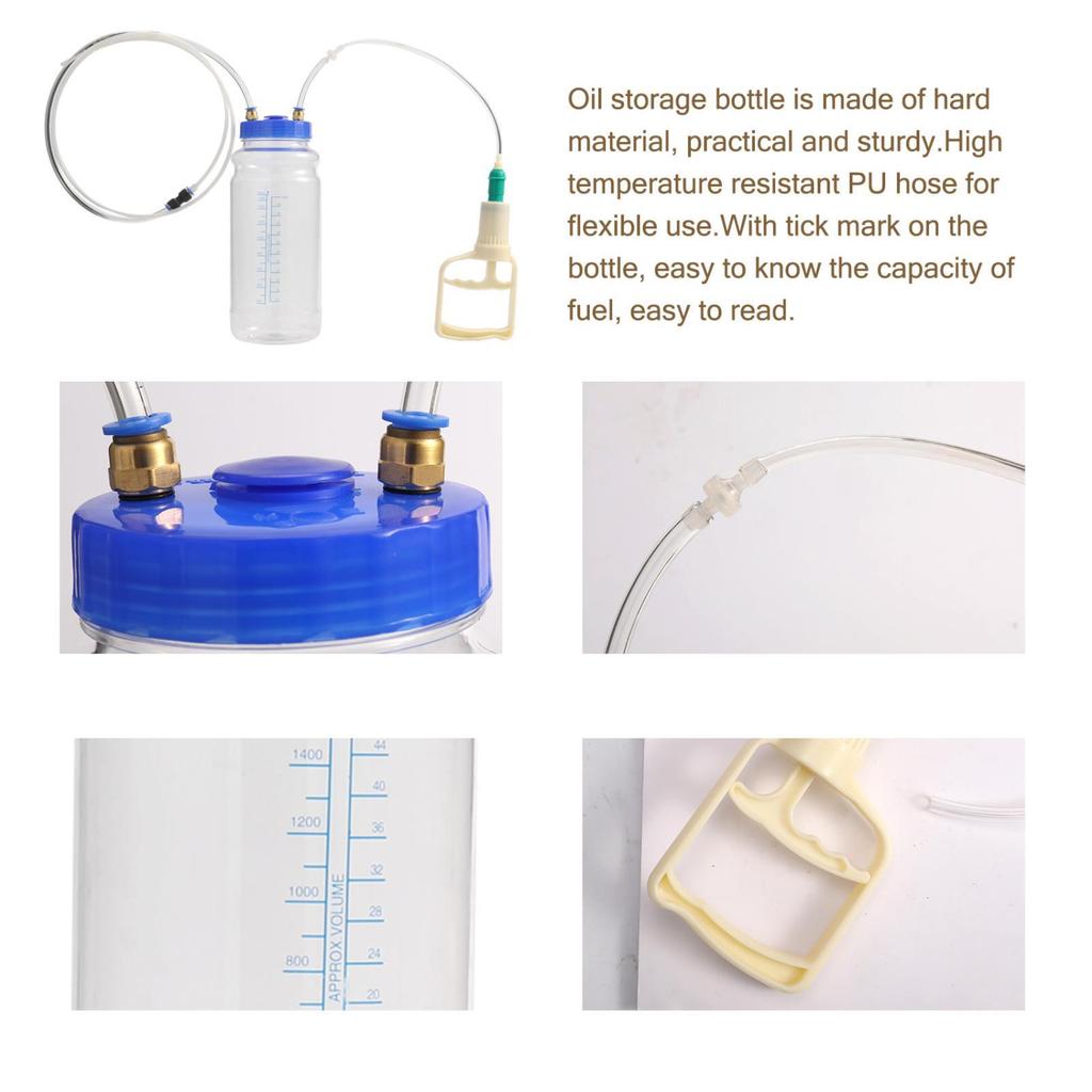 Car Care Manual Oil Extractor Pump, Vacuum Negative Pressure Fluid Transfer Pump, Portable Oil Change Tool for Car Maintenance
